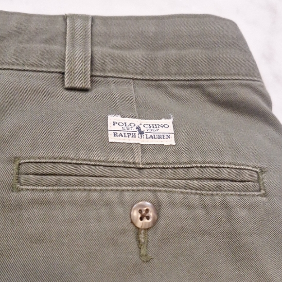 Ralph Lauren Other - Vintage 90s Polo Ralph Lauren Double Pleat Pants Olive Green 38x32 (36x29) Baggy